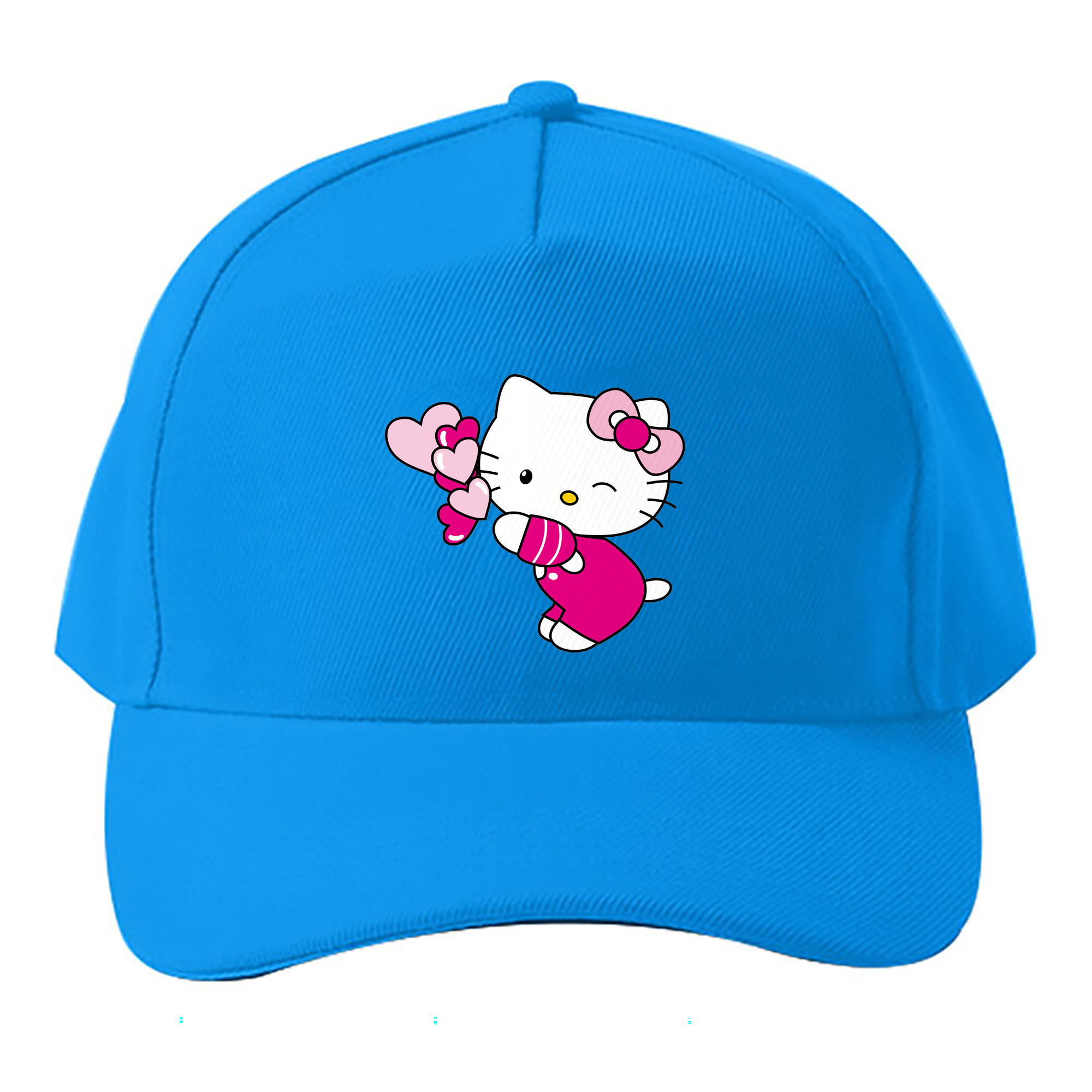 （画像用） Hello Kitty ハローキティ ベースボールキャップ 綿100％ 男女兼用 帽子 スポーツ